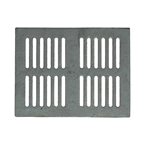 Lunaway | Grille de cendre en fonte cm 34 x 24,8 h | épaisseur 1 cm | épaisseur centrale 1,8 cm