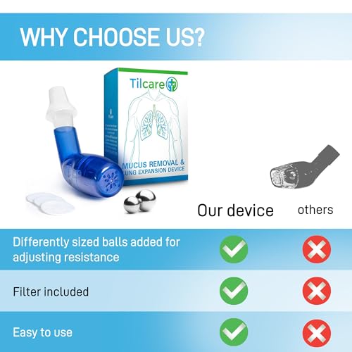 Breathing Lung Expander & Mucus Removal Device by Tilcare