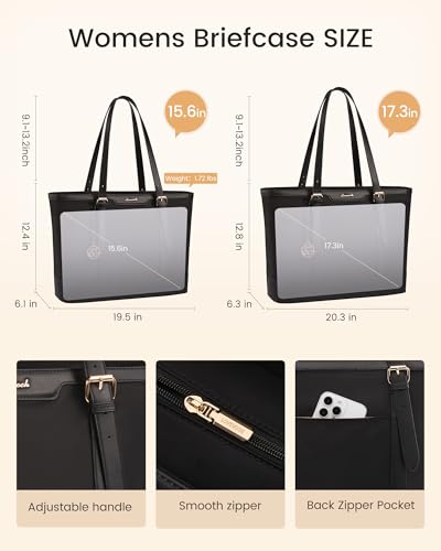 60% Off LOVEVOOK Work Tote Bag for Women 15.6 Laptop - Image 7