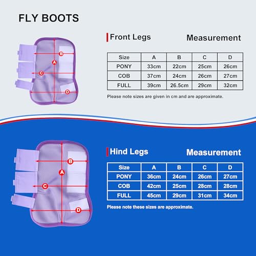 Botas com mosca de cavalo – Botas de cavalo com mosca, perfeitas para envoltórios de pernas equinas