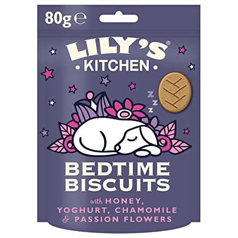 Lily's Kitchen Dog Baked Treats Organic Bedtime Biscuits 80 g, Pack of 8 Cover