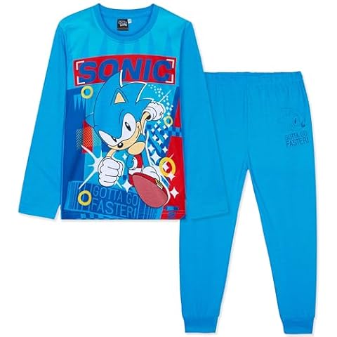 SONIC THE HEDGEHOG Boys Long Sleeve Pyjamas Cover