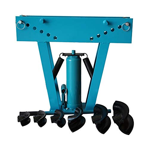 KATSU Dobladora Hidráulica Tubos 12 Ton con 6 Matrices 1/2"- 2", Torcedora Herramienta Curvar Tubos Tuberías Calefacción Fontanería