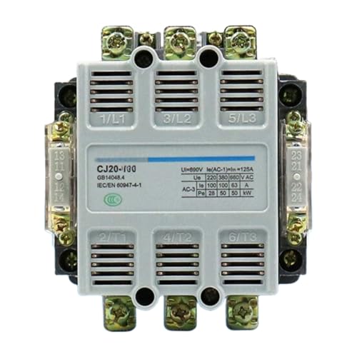 Contacteur AC CJ20-100A triphasé 380V pour résoudre les surcharges