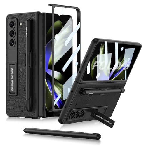 Étui antichoc Galaxy Z Fold 5 avec fente stylo et béquille de lecture