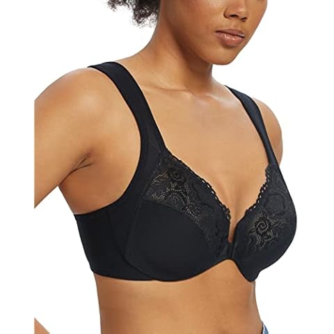 Lemorosy Full Figure Front Closure Bra Cover