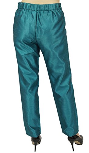 Solid High Waist Pants for Women’s Casual Elastic Waist Back Narrow Bottom Trousers2