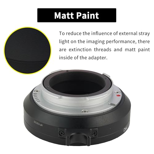 XPIMAGE Anillo Adaptador de Montura de Lente con Enfoque de telémetro y extensión Macro Compatible con Lentes Nikon F a cámara Leica M - imagen 6