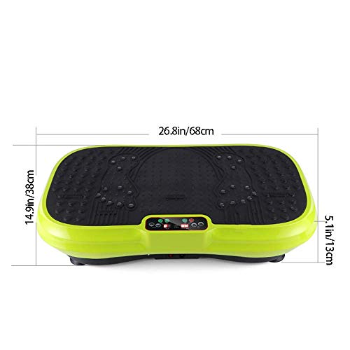 YLKCU Vibrationsplatte Vibrationsplatte, Vibrations-Fitnesstrainer, Trainingsgerät, 99 Geschwindigkeitsstufen… – Bild 3
