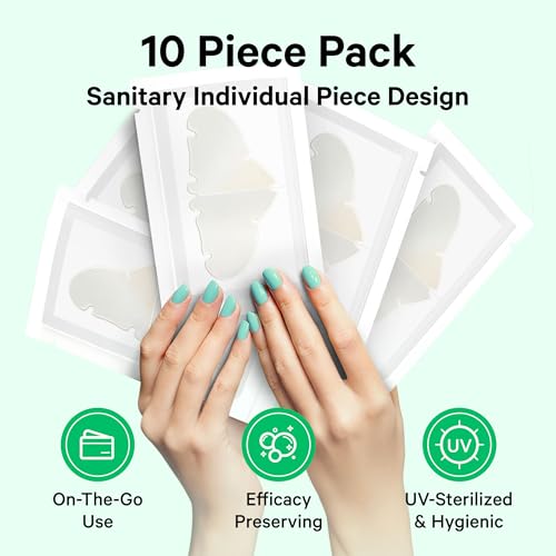 Image of Sosky Patches for Nose Overnight Acne Pore Strips Hydrocolloid Nose Patches Helps Control Oil, Targets Pimples & Blemishes, Clear Skin 10 Count