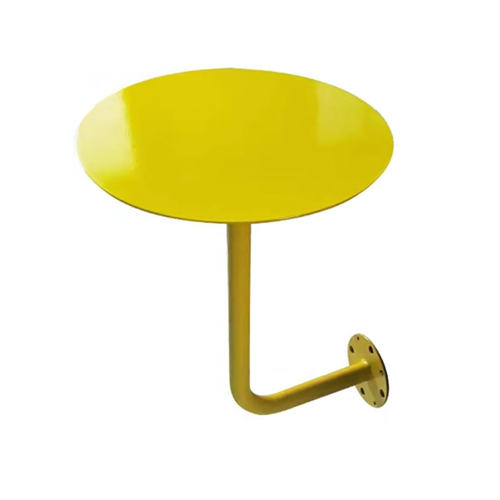 Mesa redonda de pared flotante y moderna para comedor pequeño y bar