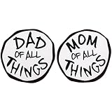 Thing Dad Mom Large 2 Piece Iron On Patch Set Halloween Costume Accessories Standard