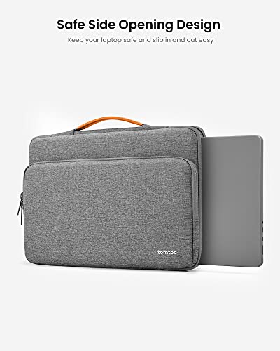 Image of tomtoc 360 Protective Laptop Sleeve for 14-inch MacBook Pro M1 /A2442 Pro /Max 2021, 13-inch MacBook Air M2 /A2681 2022 with Hardshell, Shockproof, Water-Resistant Laptop Accessory Case