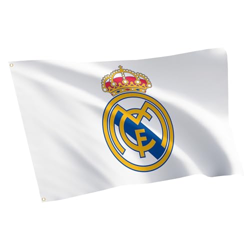 Desert Cactus Real Madrid CF Flag Los Blancos Madridistas Soccer 100% Polyester Indoor Outdoor 3x5 Feet Team Flags (Flag A)