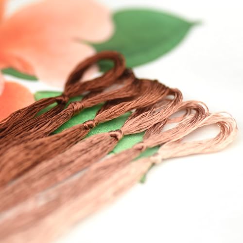 Image of Mulberry Silk Floss Embroidery Thread Floss-Cross Stitch Threads China Silk Woven Jewelry Threads DIY Sewing Kits (117)