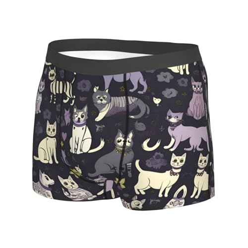 Goth Spooky Men's Boxer Briefs,mens underwear,Breathable Boxers for Men,Comfy Cozy Holiday Boxer Briefs2