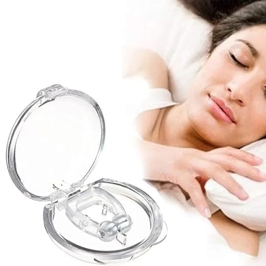 Anti Snoring Device 2 Pcs - Silicon Nose Clip Snoring Stopper Anti Snore Reusable Device for a Peaceful Night's Sleep, Snore Free Nose Clip for Men & Women (Magnet Clip)-image-43