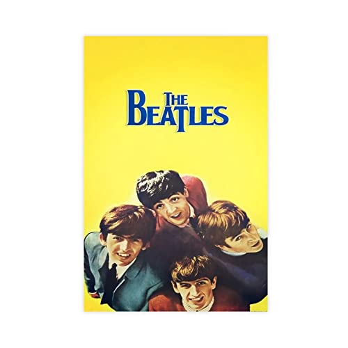 Poster sur toile The Beatles HD 1 – Décoration murale – Pour salon, chambre à coucher – Sans cadre : 40 x 60 cm - Les Beatles, Paul McCartney, John Lennon, RIngo Starr, George Harrison Poster sur toile The Beatles HD 1 - Décoration murale - Pour salon, chambre à coucher - Sans cadre : 40 x 60 cm
