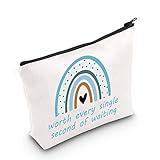 CMNIM Bonus Mom Gift Makeup Bags Adoption Gifts For Adoptive Parents Worth Every Single Second Of Waiting Adoption Party Gift For Her