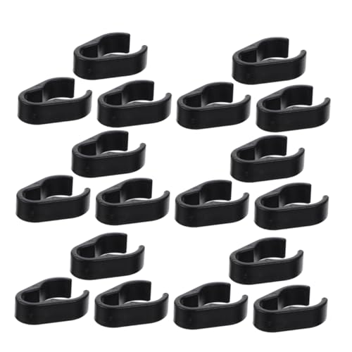 KOMBIUDA 50Pcs Mic Stand Cable Clamp Simple Microphone Accessories for Easy Attachment Tool Installation Compatible with Various Mic Cables Compact and Portable Design