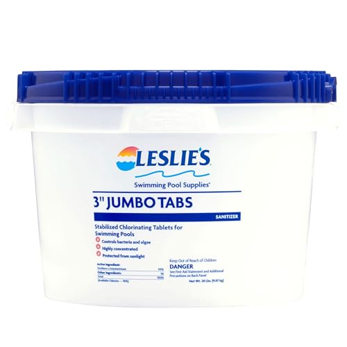 Leslie's 3 Inch Stabilized Chlorine Tablets 20 Pounds