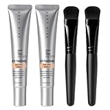 Roseblem Instant Under Eye Tightener, Instant Firming Temporary Eye Tightener with Brush, Perfection Cream for Fine Lines, Wrinkles & Puffiness, Easy-Wear Formula for All Skin Types 2 Pack