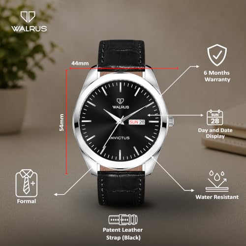 Image of Walrus INC Series Men's Analog Watch - Vegan Leather Strap, Stylish & Modern Style | Perfect for Formal and Casual Wear