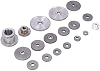 Engranajes de metal, set de mini engranajes, kit de engranajes para torno de metal en múltiples tamaños, engranajes de repuesto para torno para máquinas de corte CJ0618 y fresadoras 6