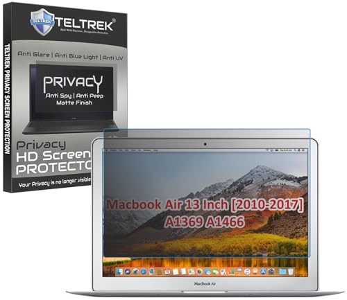 Image of Privacy Anti SPY Screenguard Compatible With Laptops With MacBook Air 13 Inch Old (2010-2017) A1369, A1466 Anti Peep Matte Screen Protector Not a Tempered Glass,