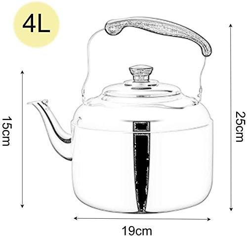 Teapot Whistle durable en acier inoxydable SHISHI de qualité supérieure