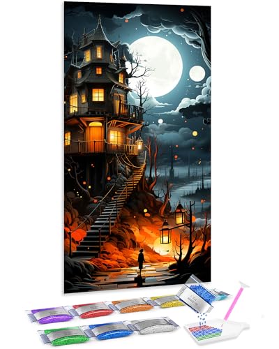 Diamond painting completo de 70x40 cm Jumpdot con cuentas 5D brillantes para decorar paredes