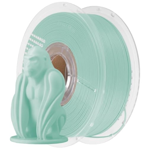 AzureFilm Original PLA Filament für 3D-Drucker 1 75 mm 1 kg Spule Einfach zu drucken Hohe Präzision Glatte Oberfläche Ideal für Prototypen (Pastellminzgrün 1 kg)