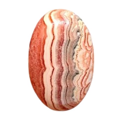Rhodochrosite cabochon pour fabriquer un pendentif fait main en gemme rose