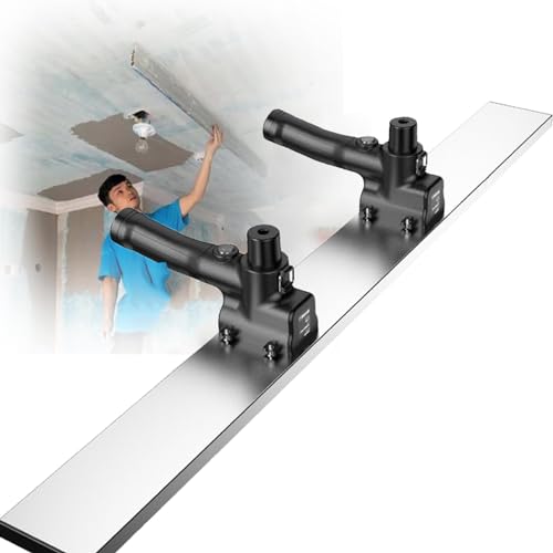 Outil Vibrant pour Béton RèGle Nivellement Ciment Chape éLectrique Kit vibratoire pour Chape à béton, Moteur de 7,4 V pour Finition de Ciment, grattoir à électrique, 12 000 TR/Min, pour Une