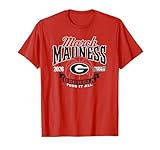 Georgia Bulldogs March Madness 2026 Women's Basketball Red T-Shirt
