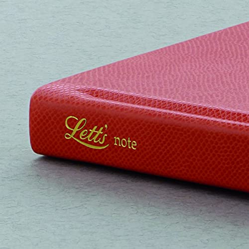 Carnet ligné d'exception Lett's Note Legacy Collection orange 20x12,7 cm