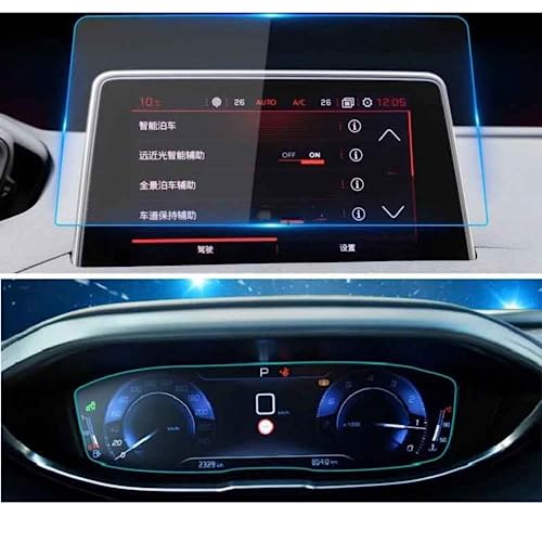 Film verre trempé navigation Peugeot 3008 haut de gamme écran de tableau de bord