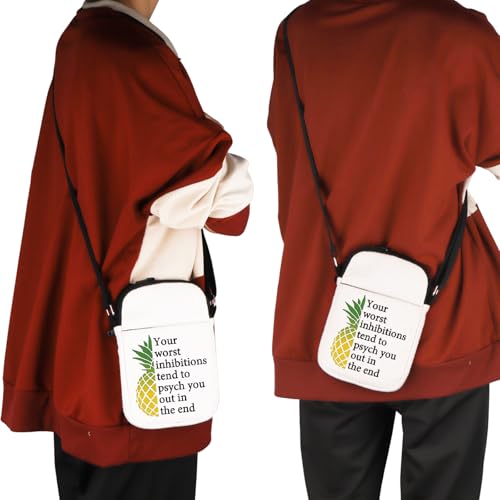 JYTAPP Pineapple Crossbody Bag Gift Movie Merchandise Bag Pineapple TV Show Themed Gift4