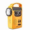 Kedelack Hand Crank Radio, Draagbare Radio, Weerradio voor Thuis Emergency en Camping met AM/FM, Radio Torch Dynamo Zaklamp SOS Alarm Draagbare Oplaadbare Radio