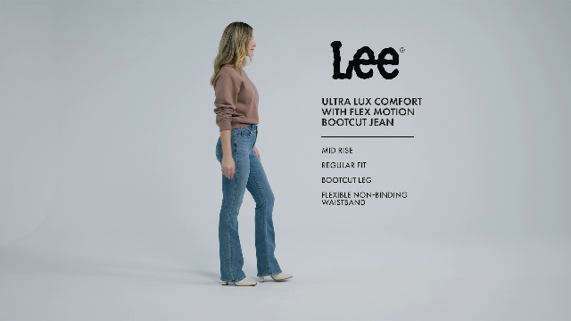 Lee Women's Petite Ultra Lux Comfort with Flex Motion Bootcut Jean