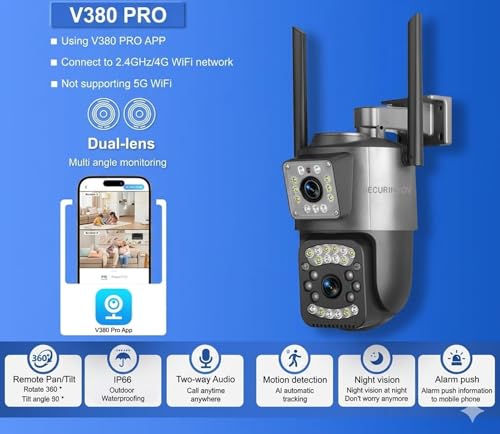 Image of securinnov Dome Camera (Dual Lens PTZ)