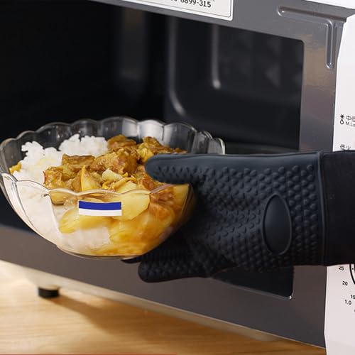 Gant intérieur coton et silicone robuste pour barbecue et four