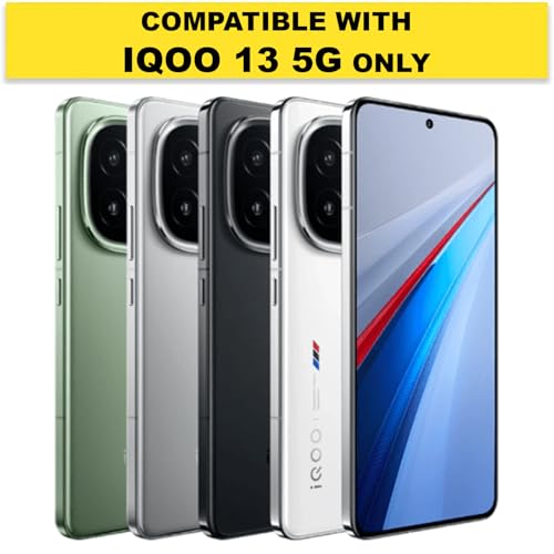 Image of RIGGEAR Shockproof Sleek Hybrid Armor 360 Rotating Magnetic Ring Stand Back Cover Case Compatible with MagSafe Accessories for iQOO 13 5G (Smoke Black Matte PC and Black TPU Bumper)