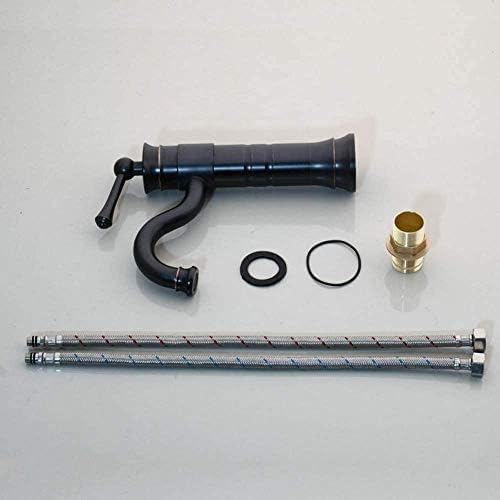 Kitchen Taps Faucet Black Ball Bathroom Basin Swivel Electricity Spout Platform Mount Sink Vanity Mixer Tap