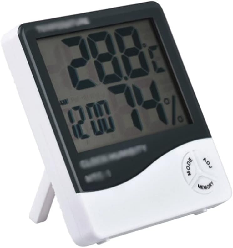 Indoor Room LCD Digital Electronic Thermometer Hygrometer Measuring Temperature Humidity Meter Alarm Clock Weather Station