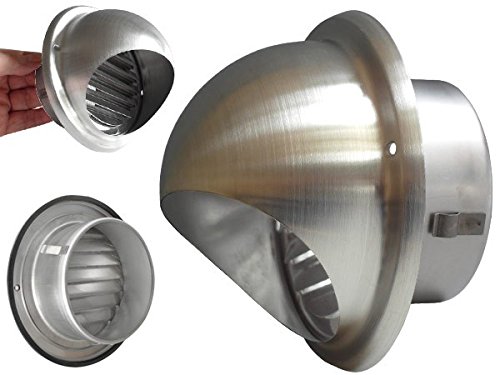 Acciaio inox cappa kugelhaube Ø 100 mm GRIGLIA