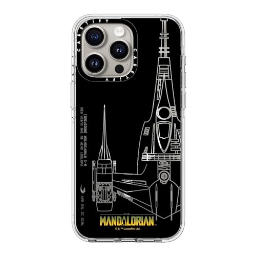Coque transparente iPhone 15 Pro Max Magsafe CASETiFY Mandalorian N-1