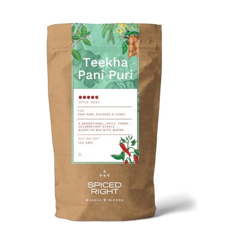 Image of Teekha Pani Puri Masala Powder -1 KG |No Artificial Flavour or Preservative | Premium Flavoured Golgappa Pani Masala with Natural Spices | Instant Pani Poori Water Mix for Golgappe & Puchka Lovers