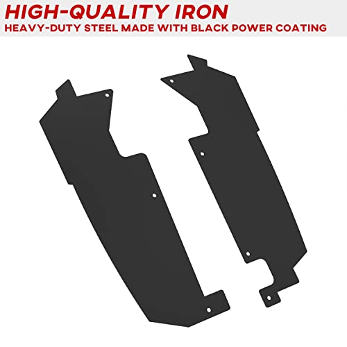 Steel Rear Wheel Well Block Offs For Polaris Rzr Pro Xp, Sautvs Black Inner Splash Fender Guard Rear Mudguard Frame Guard For Polaris Rzr Pro Xp 4 2020-2022 Accessories (2Pcs) #TOP1