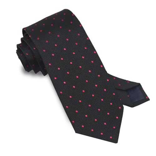 Image of Polka Dot Tie for Mem, Classic 57 inch Mens Ties Patterned Formal Men's Necktie for Business Party Wedding Shirt Tuxedo